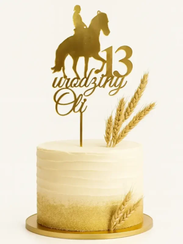 Topper na tort personalizowany